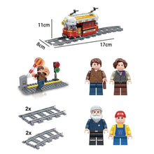 Load image into Gallery viewer, 361PCS MOC City Railway Train Track Figure Model Toy Building Block Brick Gift Kids Compatible Lego