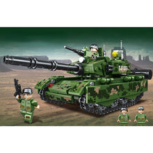 Load image into Gallery viewer, 463PCS Military WW2 2in1 Type 99 Main Battle Tank Figure Model Toy Building Block Brick Gift Kids Compatible Lego