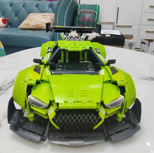 Load image into Gallery viewer, 2641PCS MOC Technic Speed Static R8 Super Racing Sports Car Model Toy Building Block Brick Gift Kids DIY Compatible Lego 1:10