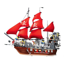 Load image into Gallery viewer, 1125PCS Pirates of the Caribbean Black Beard Ship Boat Model Figures Building Block Brick Toy Gift Set Kids New Compatible Lego