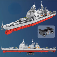 Load image into Gallery viewer, 1526PCS Military WW2 Ticonderoga Class Missile Cruiser Ship US Model Toy Building Block Brick Gift Kids Compatible Lego