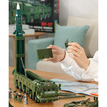 Load image into Gallery viewer, 1309PCS Military WW2 DF-17 Hypersonic Ballistic Missiles System Truck Figure Model Toy Building Block Brick Gift Kids Compatible Lego