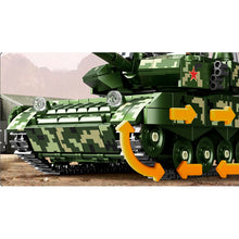 Load image into Gallery viewer, 945PCS Military WW2 Type 99A Main Tank Figure Model Toy Building Block Brick Gift Kids