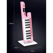 Load image into Gallery viewer, MOC Mini Musical Instrument Guitar Piano Violins Keyboard Lute Model Toy Building Block Brick Gift Kids