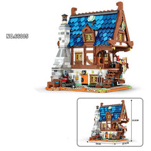 Load image into Gallery viewer, 2366PCS MOC City Street European Century Blacksmith Model Toy Building Block Brick Gift Kids Compatible Lego