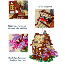 Load image into Gallery viewer, 2024PCS MOC City Medieval Farm House Model Toy Building Block Brick Gift Kids Compatible Lego