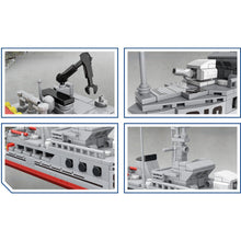 Load image into Gallery viewer, 383PCS Military WW2 Type 081 Mine Countermeasures Ship Wochi Class Figure Model Toy Building Block Brick Gift Kids