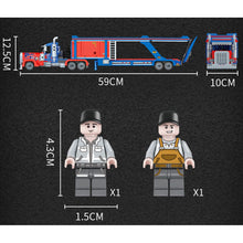 Load image into Gallery viewer, 1374PCS MOC Technic Racing Car Delivery Transportation Truck Model Toy Building Block Brick Gift Kids Compatible Lego