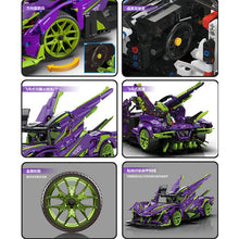 Load image into Gallery viewer, 2183PCS Static MOC Technic Speed Apollo EVO GUNDAM Racing Sports Car Model Educational Toy Building Block Brick Gift Kids Compatible Lego