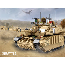 Load image into Gallery viewer, 1687PCS Military WW2 Challenger II Main Battle Tank Figure Model Toy Building Block Brick Gift Kids Compatible Lego 1:28