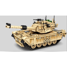 Load image into Gallery viewer, 801PCS 2in1 M1A2 Abrams Main Battle Tank HUMMER H2 Model Toy Figure Building Block Brick Gift Kids