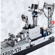 Load image into Gallery viewer, 427PCS Military WW2 USS DD-421 Benson Destroyer Figure Model Toy Building Block Brick Gift Kids