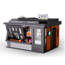 Load image into Gallery viewer, 768PCS MOC City Street Coffee Shop Store House Model Toy Building Block Brick Gift Kids Compatible Lego
