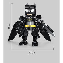 Load image into Gallery viewer, MOC Captain Iron Bat Warrior Man Figure Model Toy Building Block Brick Gift Kids Display