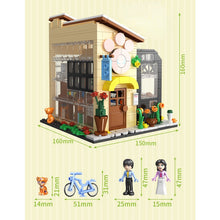 Load image into Gallery viewer, 640PCS MOC City Street Pet Shop House Figure Model Toy Building Block Brick Gift Kids Compatible Lego LED Light