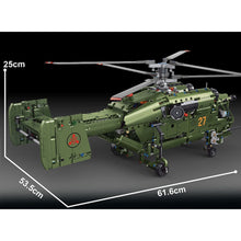 Load image into Gallery viewer, 1800PCS Military WW2 Ka-27 Helix Helicopter Model Toy Building Block Brick Gift Kids Compatible Lego