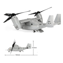 Load image into Gallery viewer, 593PCS Military V-22 Osprey Aircraft Bell Boeing Model Building Block Brick Toy Gift Set Kids New