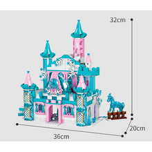 Load image into Gallery viewer, 1030PCS MOC Girls Princess Ice Snow Castle Figure Model Toy Building Block Brick Gift Kids Compatible Lego
