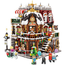 Load image into Gallery viewer, 2506PCS MOC City Street Christmas Cafe Coffee Shop House Store Model Toy Figures Santa Building Block Brick Gift Set Kids New