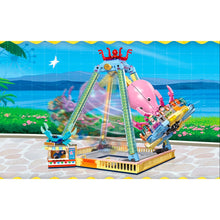 Load image into Gallery viewer, 1189PCS MOC City Funfair Amusement Park Pendulum Ride Figure Model Toy Building Block Brick Gift Kids Compatible Lego