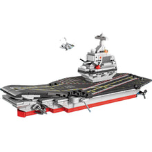 Load image into Gallery viewer, 352PCS Military WW2 PLA Navy Shandong Aircraft Carrier Model Toy Building Block Brick Gift Kids