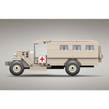 Load image into Gallery viewer, 334PCS Military WW2 GAZ-55 Ambulance Truck Figure Model Toy Building Block Brick Gift Kids