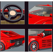 Load image into Gallery viewer, 316PCS MOC Technic Testarossa Classic Racing Sports Car Model Toy Building Block Brick Gift Kids Compatible Lego With Display Box