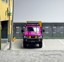 Load image into Gallery viewer, Autobots 1:64 Purple Land Cruiser J70 LC79 Pickup Crew Cab Model Diecast Car