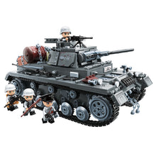 Load image into Gallery viewer, 1058PCS Military WW2 Panzerkampfwagen III Ausf Tank Figure Model Toy Building Block Brick Gift Kids Compatible Lego