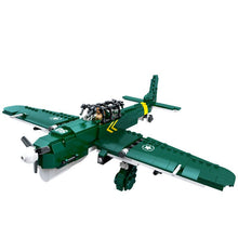 Load image into Gallery viewer, 502PCS Military WW2 Junkers JU-87 Bomber Stuka Figure Air Fighter Model Toy Building Block Brick Gift Kids