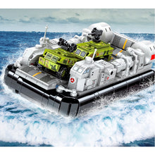 Load image into Gallery viewer, 686PCS MOC Military Type 726 LCAC Yuyi Class Landing Craft Air Cushion Figure Model Toy Building Block Brick Gift Kids