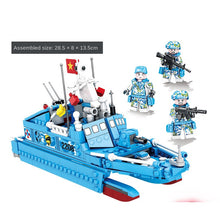 Load image into Gallery viewer, 468PCS Military WW2 Type 022 Missile Boat Houbei Class Figure Model Toy Building Block Brick Gift Kids