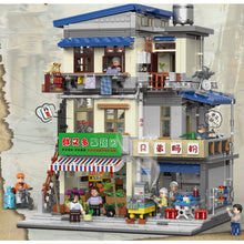Load image into Gallery viewer, 3180PCS MOC City Street Noodle Fruit Shop Store Figure Model Toy Building Block Brick Gift Kids Compatible Lego