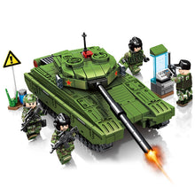 Load image into Gallery viewer, 855PCS Military WW2 4in1 Type 99 Main Battle Tank Figure PHL-03 ZBL-08 IFV Model Toy Building Block Brick Gift Kids Compatible Lego