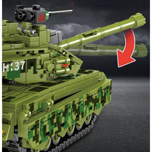 Load image into Gallery viewer, 641PCS WW2 Military 99A Main Battle Tank Figure Model Toy Building Block Brick Gift Kids