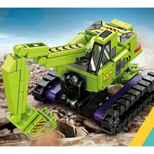 Load image into Gallery viewer, 600PCS MOC 6in1 City Engineering Vehicle Mecha Of Steel Model Toy Building Block Brick Gift Kids