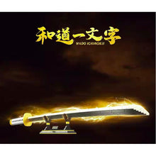 Load image into Gallery viewer, 781PCS MOC Cartoon Comic One Piece Roronoa Zoro Wado Ichimonji Blade Sword Model Toy Building Block Brick Gift Kids Display