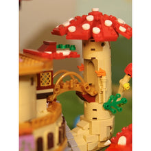 Load image into Gallery viewer, 2763PCS MOC Micro Mini Glossy Ganoderma Hotel Mushroom House Figure Model Toy Building Block Brick Gift Kids Display