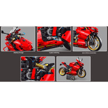 Load image into Gallery viewer, 1809PCS MOC Technic Large Ducati V4R Motorcycle Motor Bike Model Toy Building Block Brick Gift Kids Compatible Lego 1:5