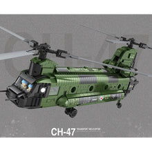 Load image into Gallery viewer, 1622PCS Military CH-47 Chinook Transport Helicopter Solider Figures Model Building Block Brick Toy Gift Set Kids New Compatible Lego