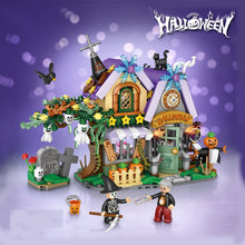 Load image into Gallery viewer, 783PCS Micro Mini Haunted Ghost House Halloween Figures Model Toy Building Block Brick Gift Set Kids New