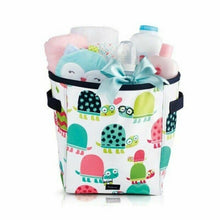 Load image into Gallery viewer, Thirty one Mini Storage bin Round organizer 31 gift in Topsy Turtles