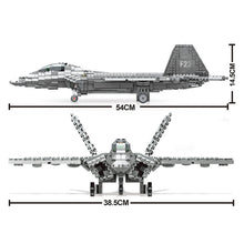 Load image into Gallery viewer, 1802PCS Military WW2 F-22 Raptor Air Fighter Aircraft Figure Model Toy Building Block Brick Gift Kids Compatible Lego