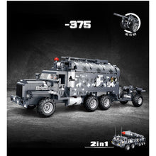 Load image into Gallery viewer, 1597PCS MOC Military WW2 2in1 DF 21D Missile Truck MRBM Ural 375 Figure Model Toy Building Block Brick Gift Kids Compatible Lego