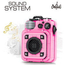 Load image into Gallery viewer, 563PCS MOC Micro Mini Vintage Music Speaker Box Model Toy Building Block Brick Gift Kids