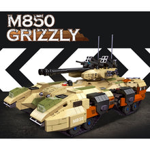 Load image into Gallery viewer, 1270PCS Military WW2 M850 Grizzly Battle Treads Tank Model Toy Building Block Brick Gift Kids Compatible Lego
