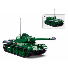 Load image into Gallery viewer, 845PCS MOC Military WW2 2in1 IS2 Heavy Tank Figure Model Toy Building Block Brick Gift Kids