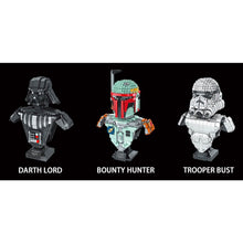 Load image into Gallery viewer, MOC Star War Hunter Trooper Darth Lord Bust Figure Model Toy Building Block Brick Gift Kids