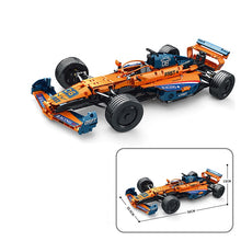 Load image into Gallery viewer, 928PCS MOC Technic F1 Orange Formula One Racing Car Model Toy Building Block Brick Gift Kids Compatible Lego