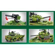 Load image into Gallery viewer, 275PCS MOC Military WW2 ZBD-09 8x8 Infantry Fighting Vehicle IFV Figure Model Toy Building Block Brick Gift Kids